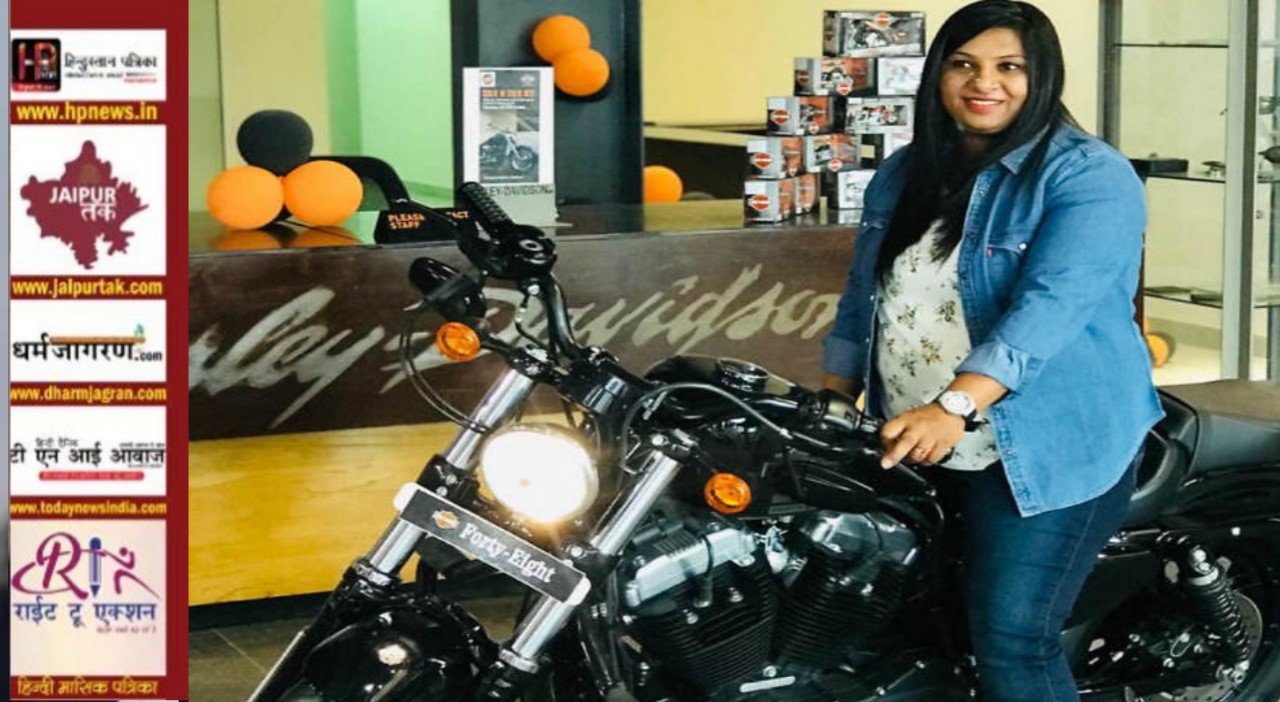 राजस्थान की रेणु शर्मा को बाइक राइडिंग का शौक, मिला राजस्थान महिला राइडर का खिताब